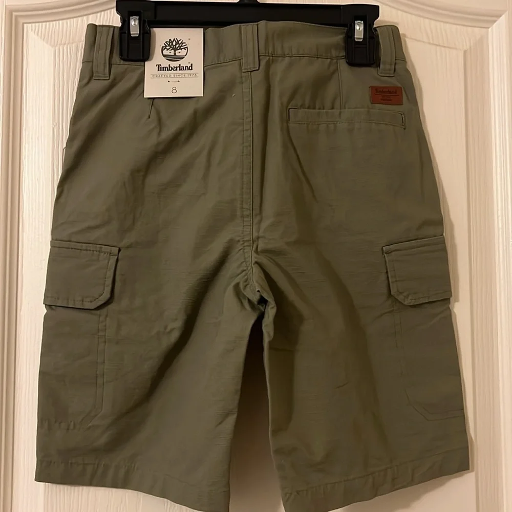 Boys Timberland 8 Olive Cargo‎ Shorts